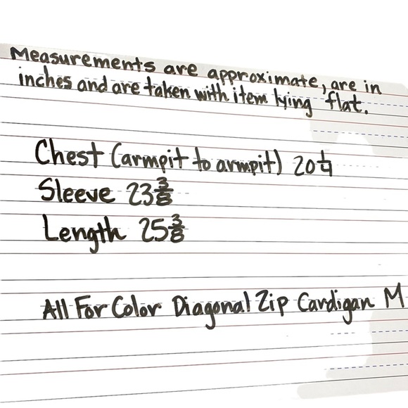 All For Color Womens Sweater Size Medium Brooklyn Diagonal Zip Cardigan Green - Picture 9 of 9